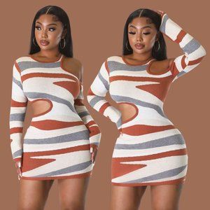 ✨NEW✨Women's Sexy Cut Out Fall Dress